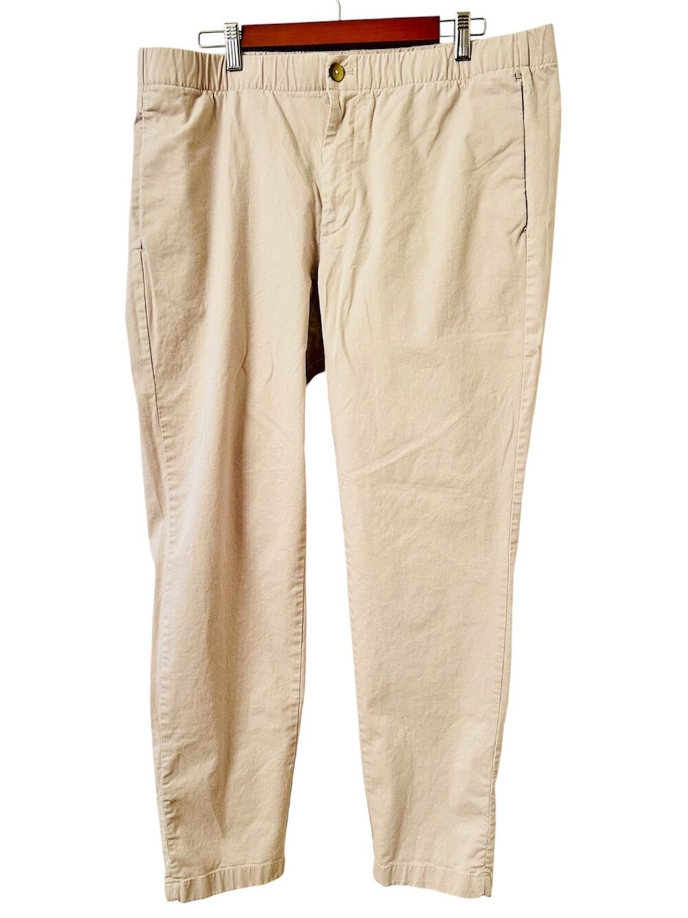 Denim & Flower Ricky Singh Slim Fit Chino Pants Khaki Men's XL Stretch